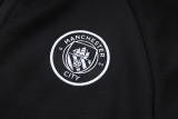 25-26 Man City Black Kids Jacket Tracksuit #E25239(童装)