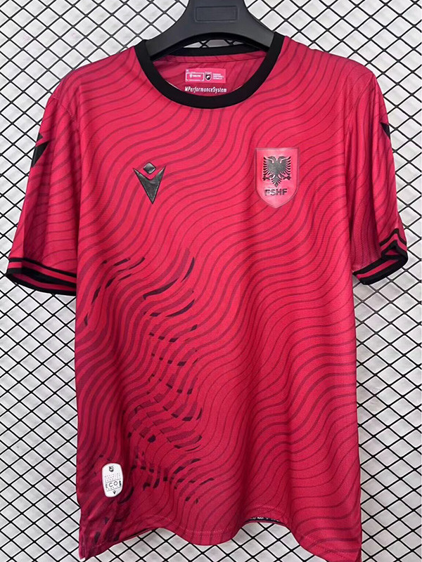 26-27 Albania Home Fans Soccer Jersey
