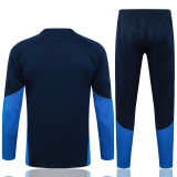 26-27 Cruzeiro Royal blue Half Pull Tracksuit #B26010(半拉链)