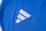 26-27 Cruzeiro Fancy blue Half Pull Tracksuit #B26011(半拉链)