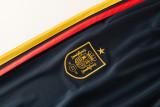 26-27 Spain Royal blue Half Pull Tracksuit #01(半拉链)