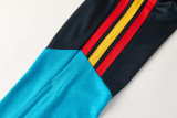 26-27 Spain Royal blue Half Pull Tracksuit #01(半拉链)