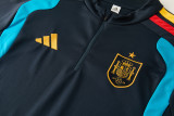 26-27 Spain Royal blue Half Pull Tracksuit #01(半拉链)