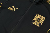 26-27 Portugal Black Jacket Tracksuit
