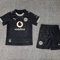 25-26 Dortmund Rote Erde 100th Anniversary Kids Soccer Jersey