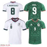 26-27 Mexico Away Long Sleeve Player Version Soccer Jersey (长袖球员)