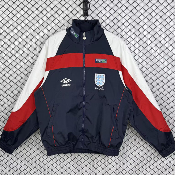 1998 England Royal blue Windbreaker