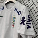 25-26 Brazil White Training shirts (广告版)