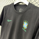 25-26 Brazil Black Training shirts