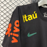 25-26 Brazil Black Polo Short Sleeve