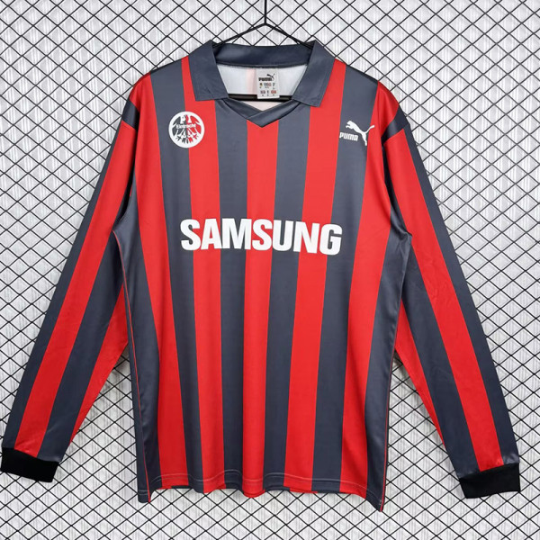 1991-1992 Frankfurt Home Long Sleeve Retro Soccer Jersey (长袖)