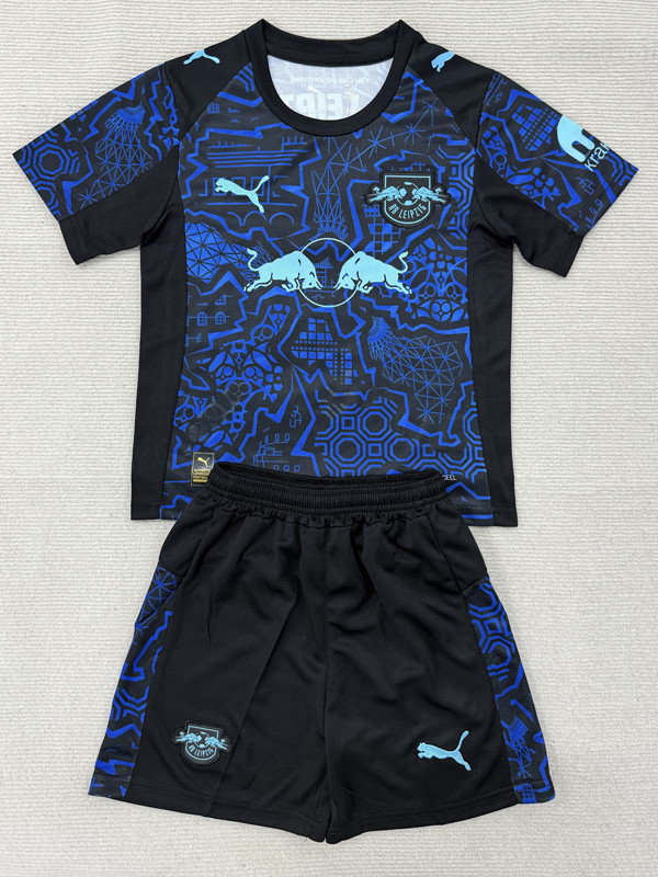 25-26 RB Leipzig Glow Darkl Edition Kids Soccer Jersey