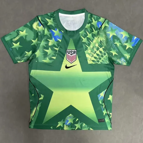 26-27 USA Green Goalkeeper Fans Soccer Jersey