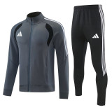 2026 AD Gray Jacket Tracksuit #2321