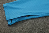 2026 AD Royal blue Half Pull Tracksuit #814(半拉链)
