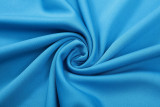2026 JOM Lake blue Half Pull Tracksuit #816(半拉链)