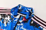 26-27 Man Utd Black blue Jacket Tracksuit #01