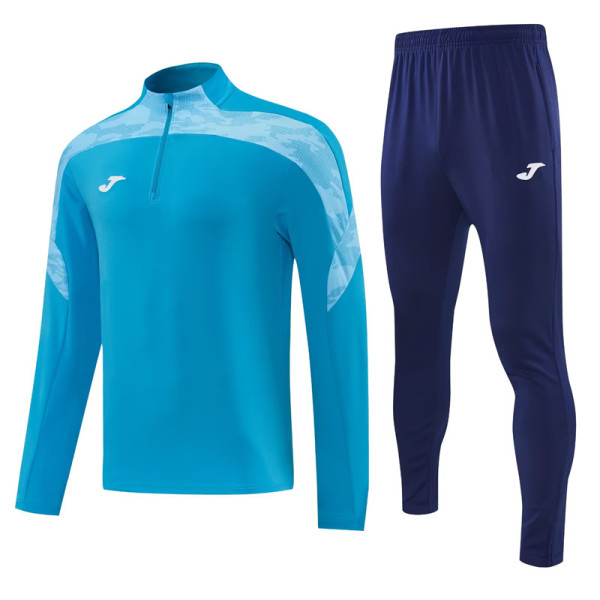 2026 JOM Lake blue Half Pull Tracksuit #815(半拉链)