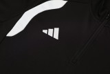 2026 AD Black Half Pull Tracksuit #814(半拉链)