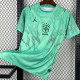 26-27 Brazil Blue Goalkeeper Fans Soccer Jersey