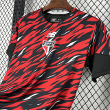 26-27 Sao Paulo Red Black Training shirts