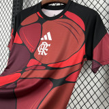 26-27 Flamengo Red Black Training shirts