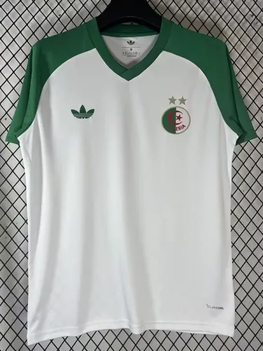 26-27 Algeria White Green Fans Training shirts