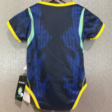 26-27 Brazil Away Baby Infant Crawl Suit
