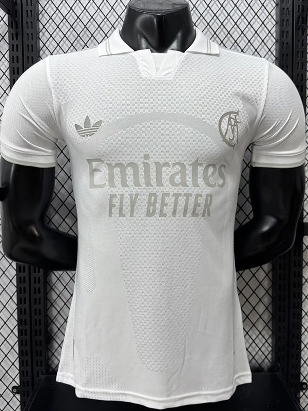 26-27 RMA White 125th Anniversary Player Version Soccer Jersey (有领)