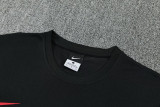 26-27 PSG Black Short shirts and Long trousers Suit (圆领)