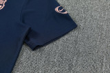 26-27 BAR Royal blue Short shirts and Long trousers Suit (圆领)