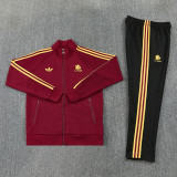 26-27 Roma Brown Red Jacket Tracksuit #01