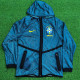 2026 World Cup Brazil Green Walkout Jacket (Hooded) #单上衣