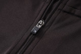 26-27 Flamengo Brown Half Pull Tracksuit #B26020(半拉链)