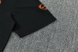 26-27 INT Black Short shirts and Long trousers Suit (圆领)