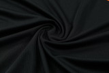 26-27 INT Black Short shirts and Long trousers Suit (圆领)