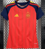26-27 Spain Home Women Soccer Jersey (女)