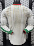 26-27 Algeria Home Long Sleeve Player Version Soccer Jersey (长袖球员)无星