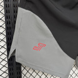 D338 PSG Black gray Casual Short Pants