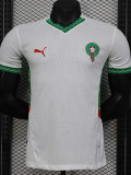 24-25 Morocco Away Player Version Soccer Jersey (带气吼)