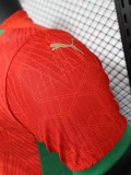 24-25 Morocco Home Player Version Soccer Jersey (带气吼)