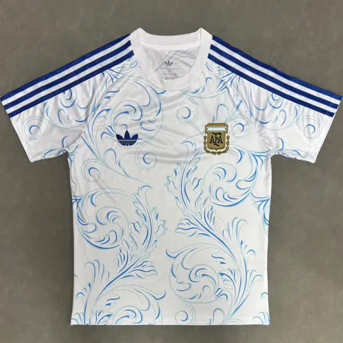 26-27 Argentina White Special Edition Fans Training shirts