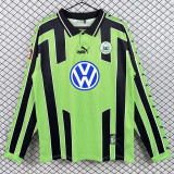 1999-2000 Wolfsburg Away Long Sleeve Soccer Jersey (长袖)