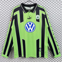 1999-2000 Wolfsburg Away Long Sleeve Soccer Jersey (长袖)