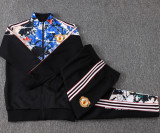 26-27 Man Utd Black Kids Jacket Tracksuit #E26029(童装)