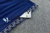 26-27 Man City Royal blue Short shirts and Long trousers Suit (圆领)