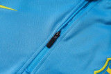 25-26 BAR Light blue Kids Half Pull Tracksuit #E25241(童装)(半拉链)