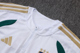 26-27 Italy White Kids Half Pull Tracksuit #E26015(童装)(半拉链)