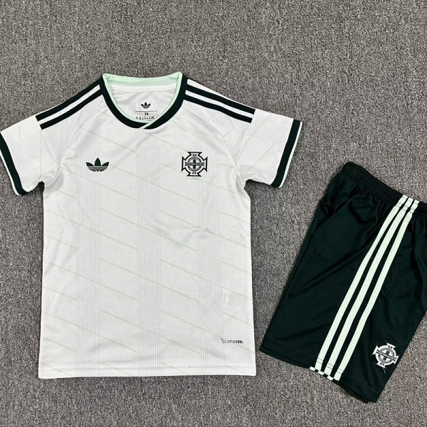 26-27 Northern Ireland Away Kids Soccer Jersey