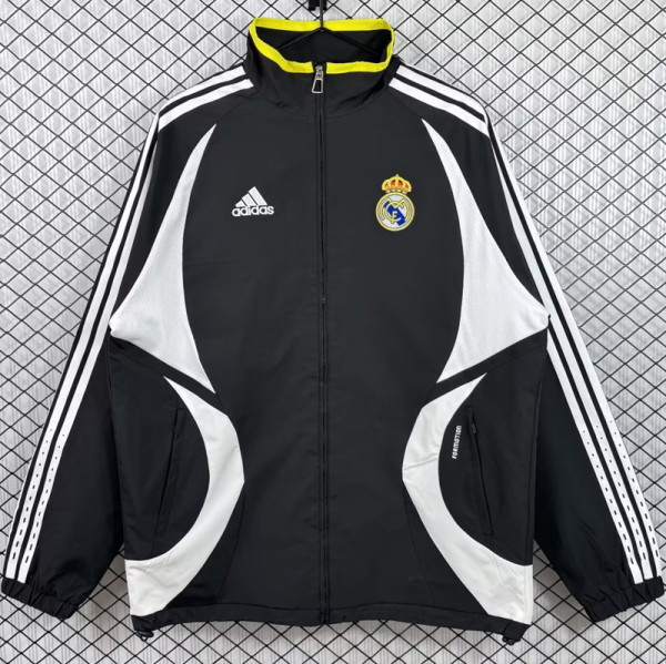 2006-2007 RMA Black Retro Windbreaker